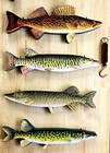 PFLUEGER ~ FAMOUS BAIT ~ For Game Fishing ~ LURE Box Sign w Walleye — photo 2