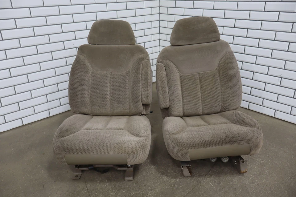 92-98 Chevy Tahoe GMC Yukon 2-Door GMT400 Cloth Seat Set / Center Console - Image 2 of 4