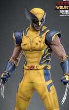 Hot Toys X Marvel Deadpool Wolverine Hugh Jackman Deluxe MMS754 - New In Box