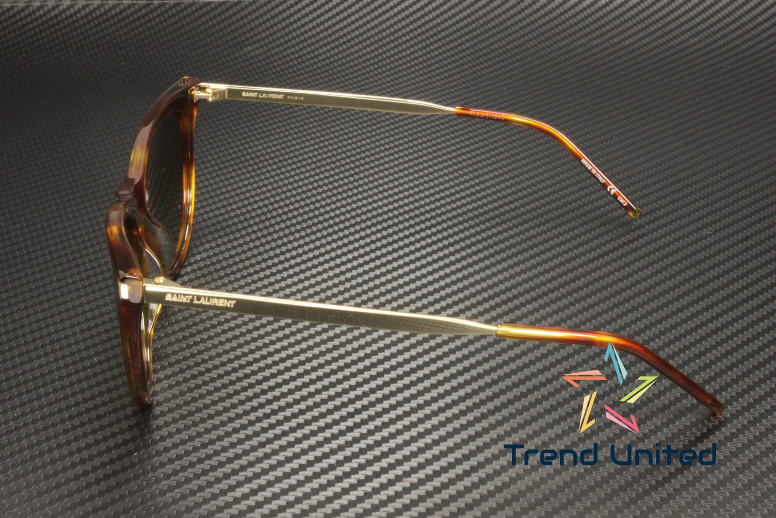 Occhiali da sole donna SAINT LAURENT SL 510 005 occhio di gatto avana oro marrone 54 mm