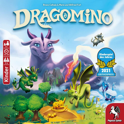Pegasus Spiele 57111G - Dragomino *Kinderspiel Des Jahres 2021*, Mehrfarbig