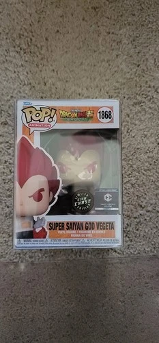 Funko Pop! Vinyl: Dragon Ball - Super Saiyan God Vegeta (Chase) (Glow) - Chalice