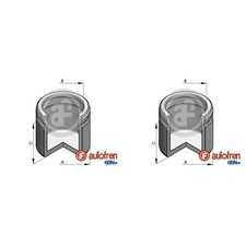 2X AUTOFREN 57mm KOLBEN BREMSSATTEL VORNE passend für HONDA ACCORD HR-V 