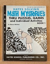 Vintage HAYES Solving Math Mysteries Duplicat...
