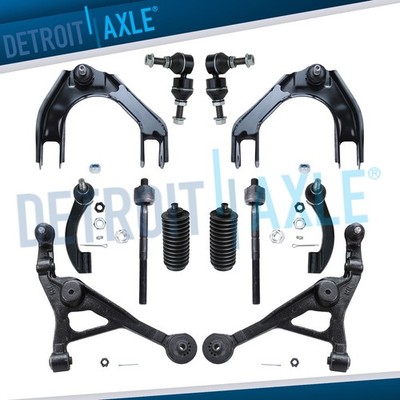 12pc Front Control Arms Sway Bars Tie Rods for Chrysler Cirrus Sebring Stratus