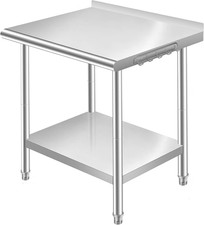 Commercial Stainless Steel Table Kitchen Catering Prep Table 24x30 Inch