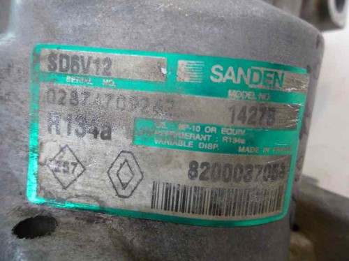 SD6V12 1427B klimakompressor RENAULT CLIO - 2 GENERACION 2PERIODO DE RESTYLING