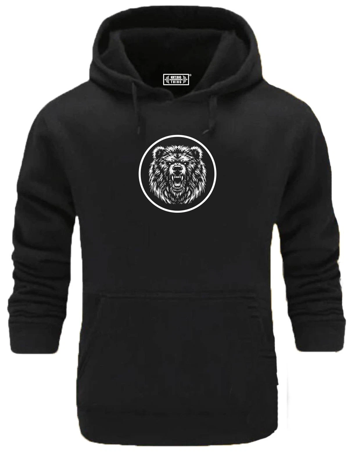 Bear Hoodie Gym Clothing Bodybuilding Training Workout Boxing Exercise MMA Top