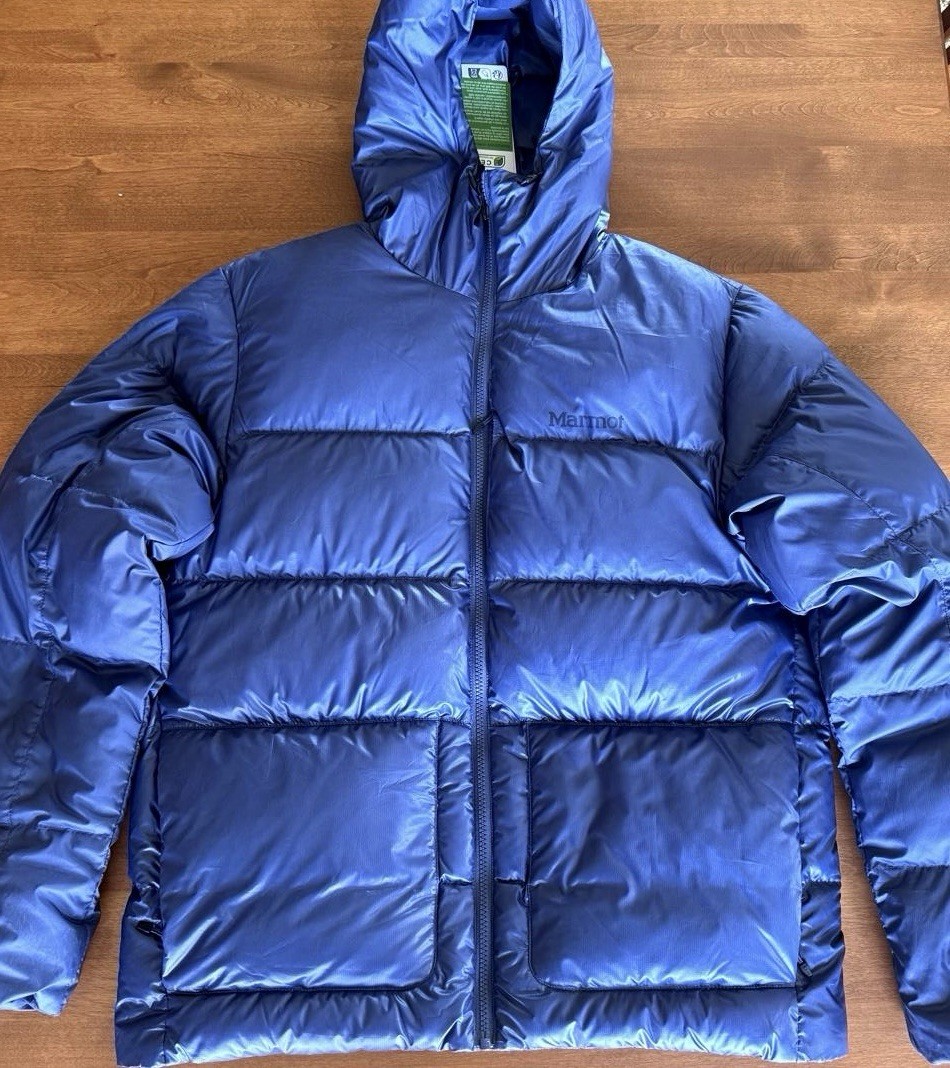 Mens M Medium 700 Fill Nwt Blue Winter Coat