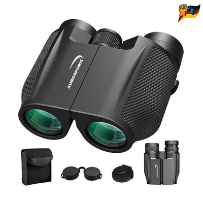 12x32 Fernglas BAK4 Prismen Vogelbeobachtung kompakt für Erwachsene 80m Reisen