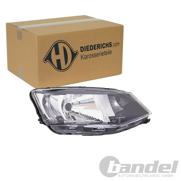 Diederichs Halogen Scheinwerfer Mit Lwr-Motor Rechts FüR Skoda Fabia | 7807980-image