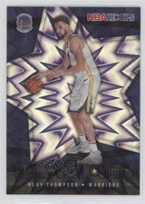 2020-21 Panini NBA Hoops Lights Camera Action Purple Explosion Klay Thompson pe8