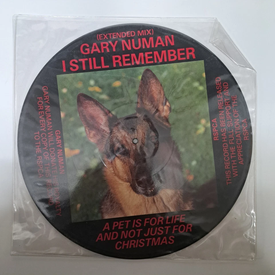 GARY NUMAN - I Still Remember (1986 UK 12" Vinyl Picture Disc single) NM - Image 3 of 3