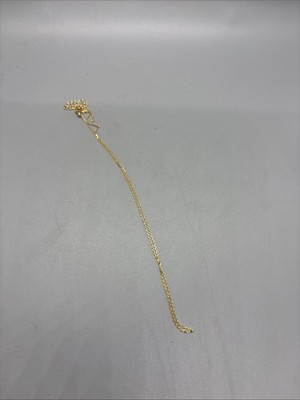 Broken 925 Sterling Yellow Toned Chain