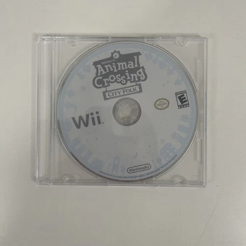 Animal Crossing: City Folk (Nintendo Wii, 2008) Disc Only Tested Working