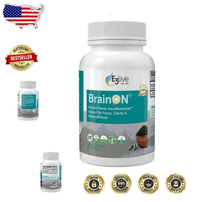 BrainON Capsules 90ct Natural Wild-Harvested AFA Mood Focus Energy