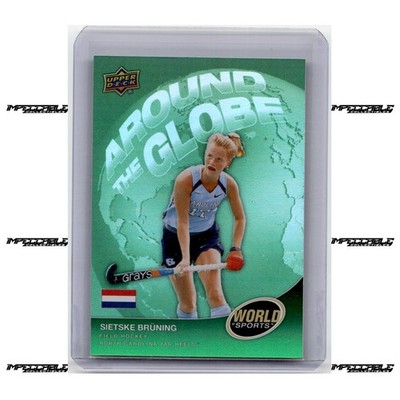 2025 Upper Deck World of Sports - Green Foil #ATG-SB Sietske Bruning Rookie SP