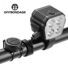 2-in-1 Bicycle Headlight Horn Bike Front Light MTB Cycling Lamp
