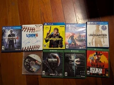 PS4 Xbox Games Bundle - Uncharted, Cyberpunk 2077, Lego Star Wars, etc.