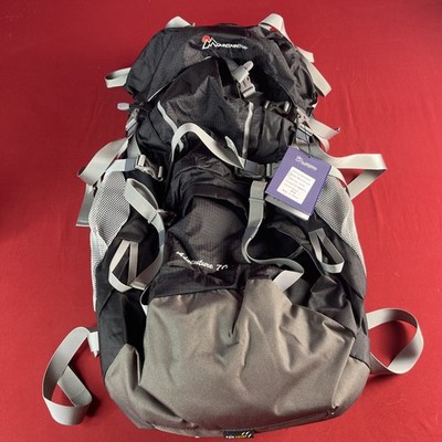 MOUNTAINTOP (M5805II) Adventure 70L Internal Frame Backpack W/Rain Cover - New!
