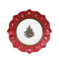 Villeroy & Boch Toy's Delight FrüHstüCksteller Rot 24 Cm Weihnachtsgeschirr