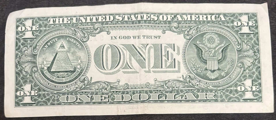 2009 Philadelphia $1 Bill Tombstone 1919-2098 Off-set Treasury Stamp - Image 2 of 2