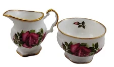Elizabethan Creamer and Sugar Bowl - Excellent Condition 