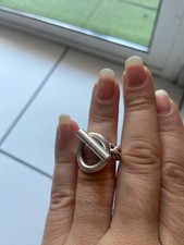 HERMÈS BAGUE ECHAPPEE EN ARGENT
