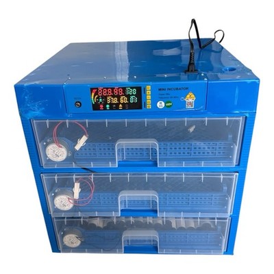 Mini Egg Incubator Automatic Turner Temperature Humidity Control 80W 110V 12V 3