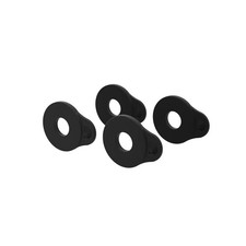 D'Addario Flex Lock Strap Blocks Guitar Strap Locking System, Black