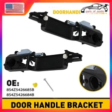 Exterior Front Left Right Handle Door & For Bracket Ford Focus 2000-2011 Black