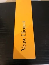 VEUVE CLICQUOT CHAMPAGNE ORANGE BOX EMPTY 