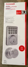 HONEYWELL DIGITAL DEADBOLT AND KNOB 8714109 SATIN NICKEL NEW IN ORIGINAL BOX 