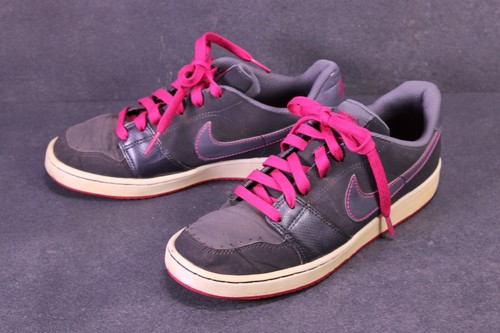 Nike Backboard Damen Sneaker Sportschuhe Gr. 38 grau pink Kunstleder BS302