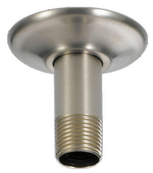 Delta Universal Showering Ceiling Mount Shower Arm Flange in Stainless U4996-SS