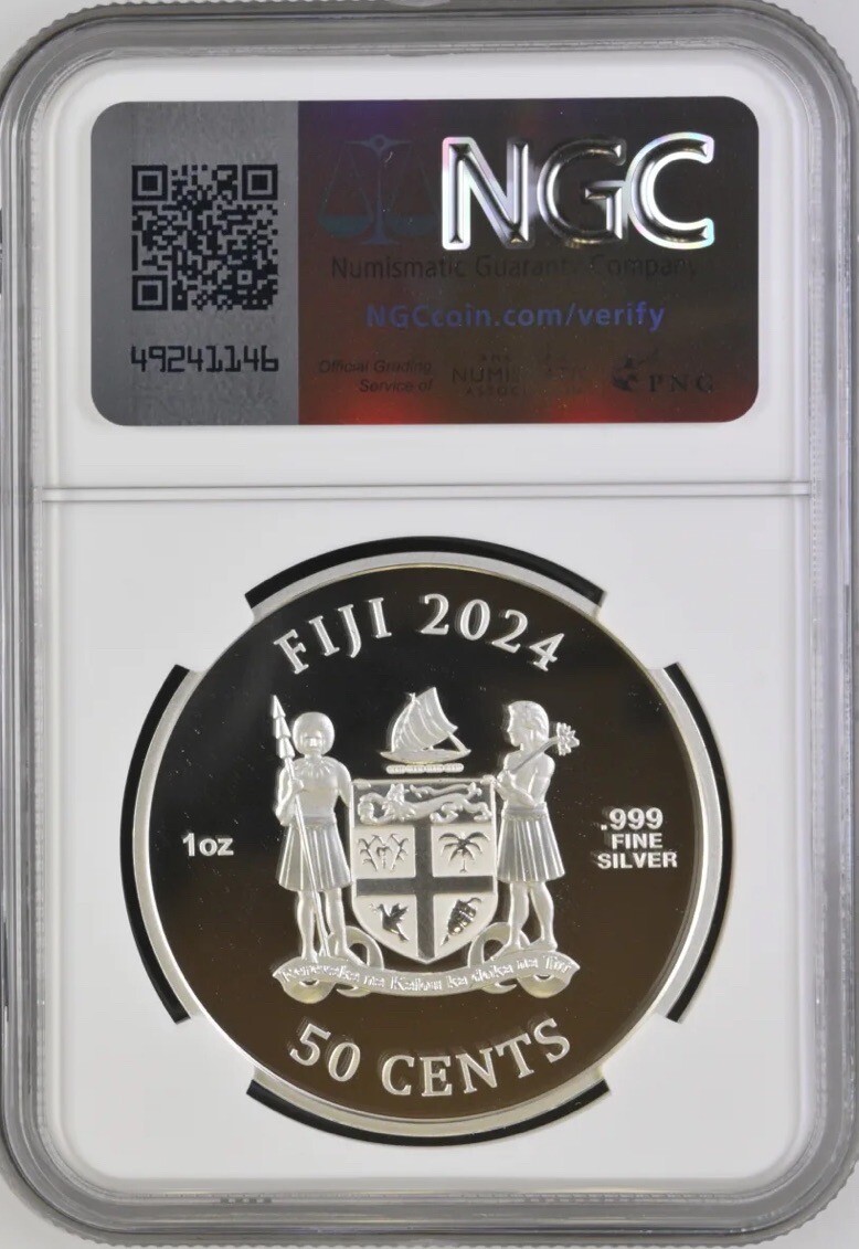 2024 Mona Lisa x Van Gogh 1oz .999 Silver NGC PF 70 UCAM Fiji