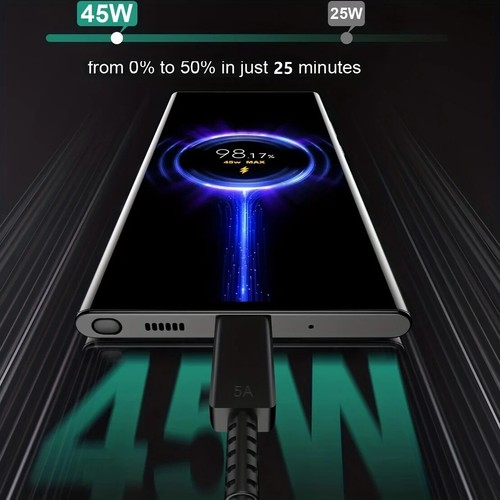 Charge Rapide 45W pour Samsung Chargeur USB C PD Charge Rapide 3.0 Charge Murale Neuf - Photo 13 sur 21
