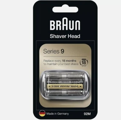 ACCESSORI PER RASOI Testina di ricambio originale Braun 92M Series 9 Pro testina di rasatura