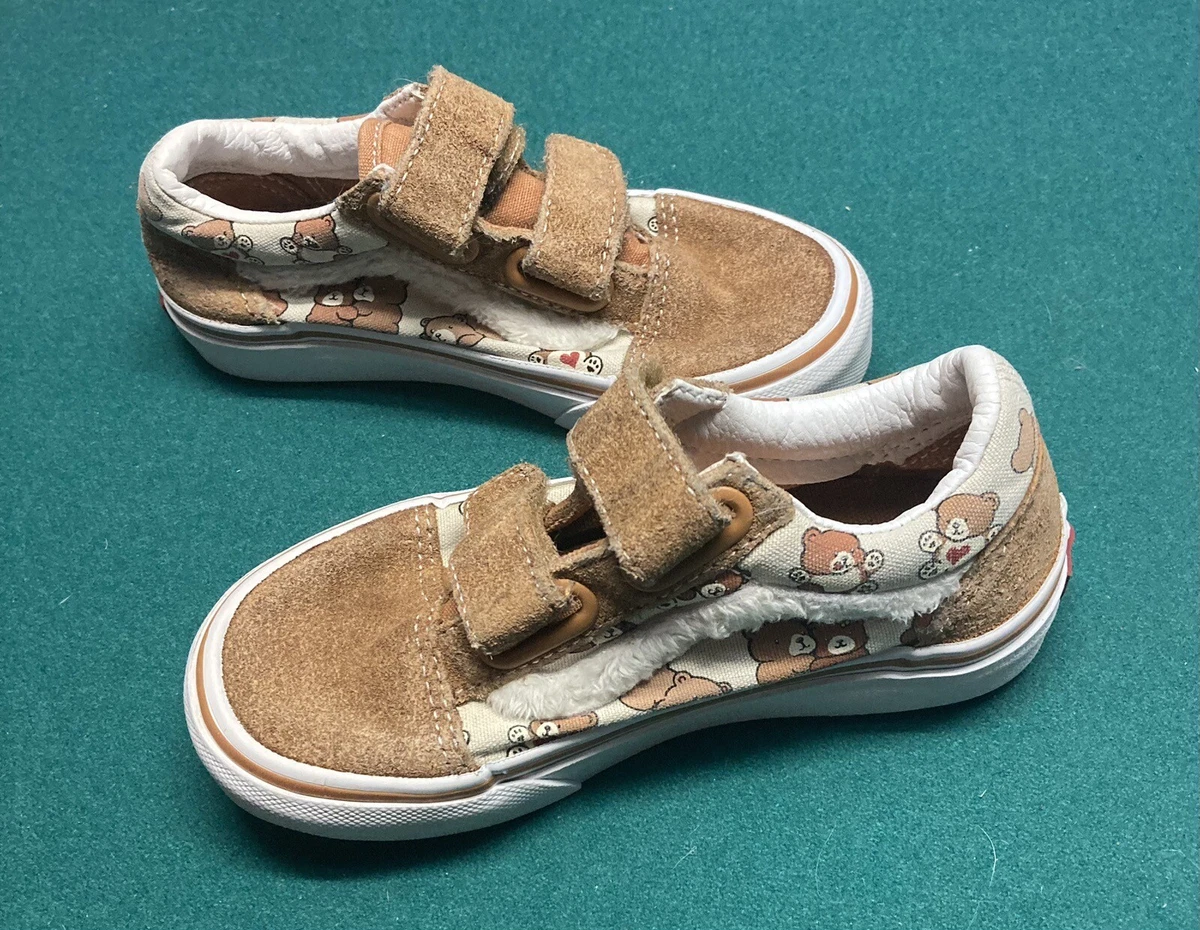 vans old school kids Brown