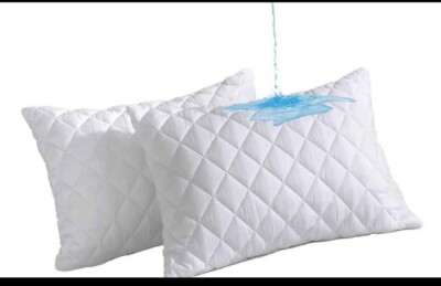 Gesteppte Kissenschoner Weiche Bezüge Hüllen Antiallergisch 2er Pack