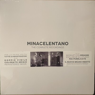 MINA CELENTANO the complete recordings doppio vinile lp GRIGIO NEW