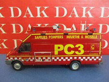 Die cast 1/43 Modellino Furgone Pompieri Iveco Daily VPC Veicolo Commando France