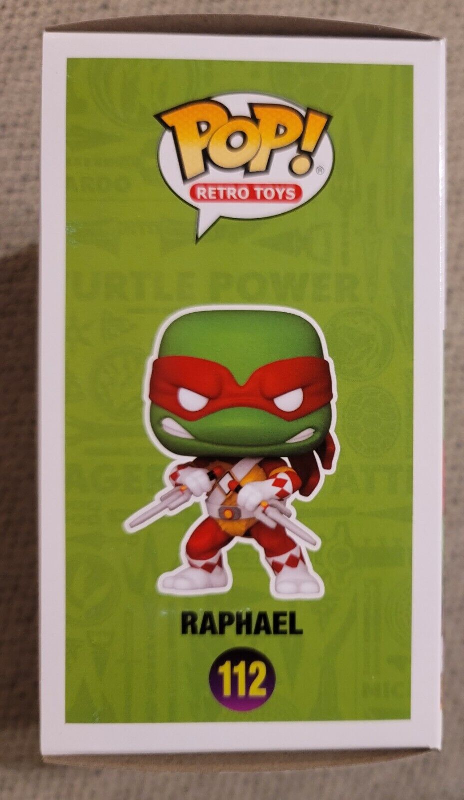 Funko POP! Power Rangers Ninja Turtles Raphael 112 Exclusivo Original -  Moça do Pop - Funko Pop é aqui!