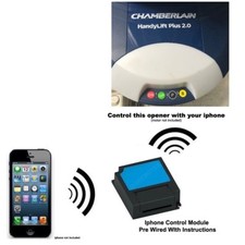 Iphone Remote Control Your Chamberlain CR625EVO Handylift Plus 2.0 Garage Door