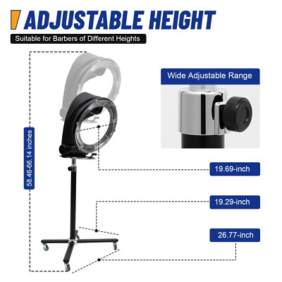 Professional Orbiting Infrared Stand Hair Dryer Color Processor Salon USA