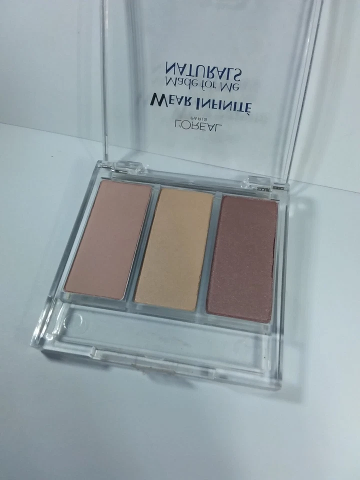 Loreal Wear Infinite Made For Me Naturals Eyeshadow Trio 508 Summer Dusk *READ* - Image 3 of 4