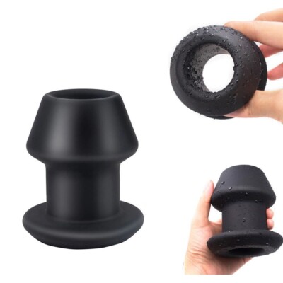 Dilatateur Anal Silicone Avec Tunnel Pétales Creux - Extensible, Neuf