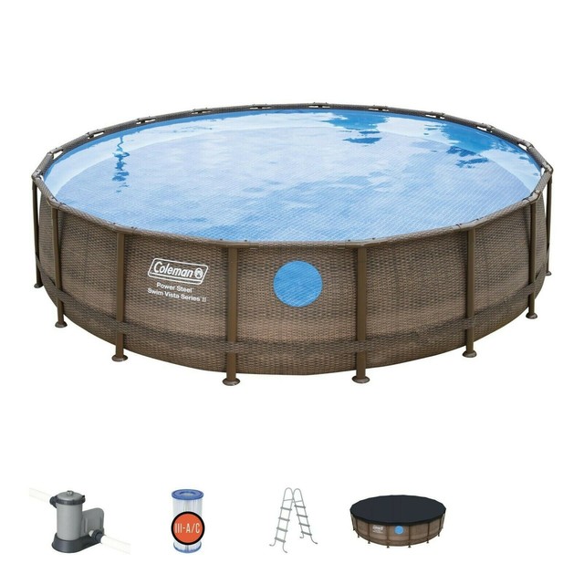 coleman 18x48 pool manual