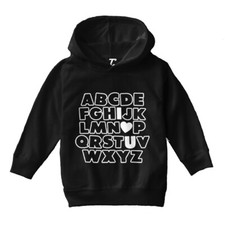 I Heart U - I Love You Alphabet ABC Valentine's Day Toddler/Youth Hoodie