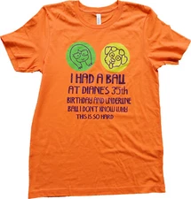 I Had A Ball At Diane's 35th Birthday Short Sleeve T-Shirt Bojack Horseman